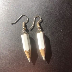 ❤️New White Pencil Earrings
